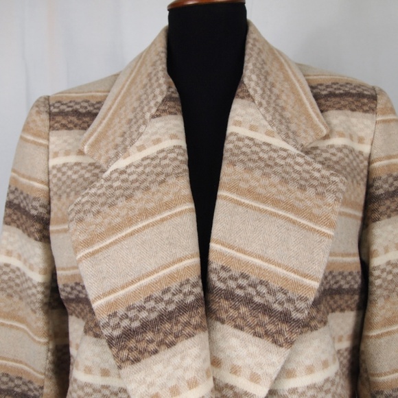 90's Braetan South West Blanket Wool Blend Blazer - Picture 2 of 8